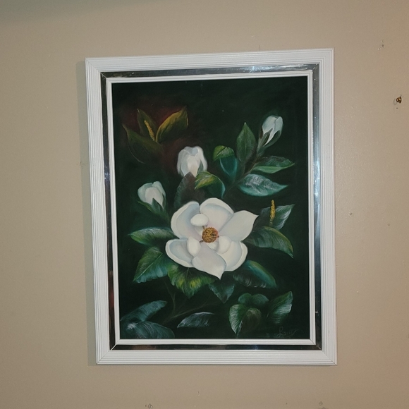 BEAUTIFUL VINTAGE OIL ON CANVAS PAINTING SIGNED BY LISETTE - Picture 7 of 11